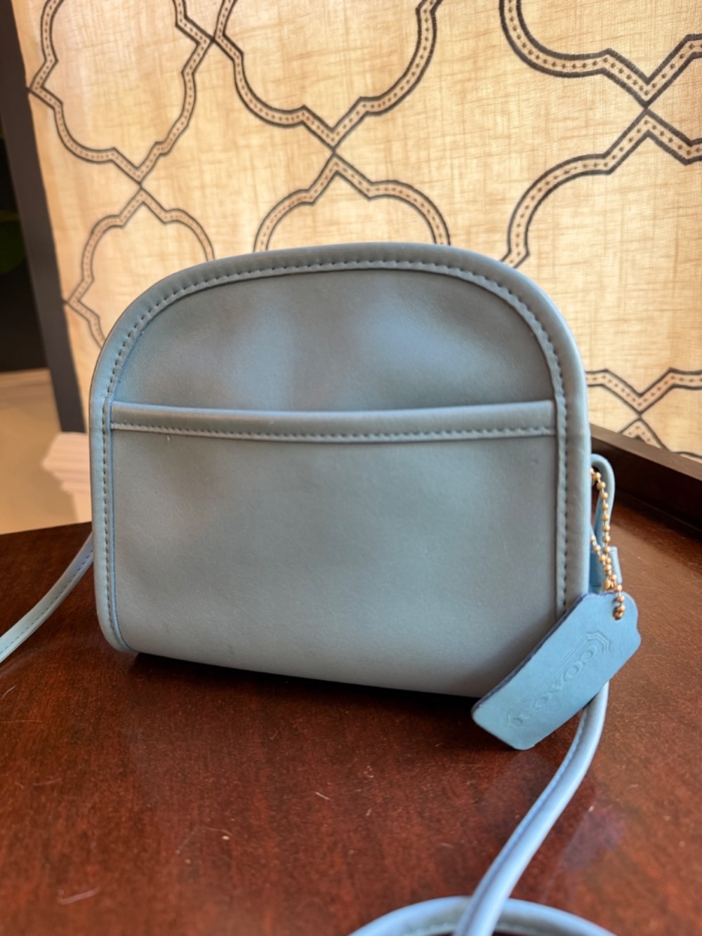 Vintage Coach Abbie Crossbody Bag #9017 – Periwinkle – Made in USA